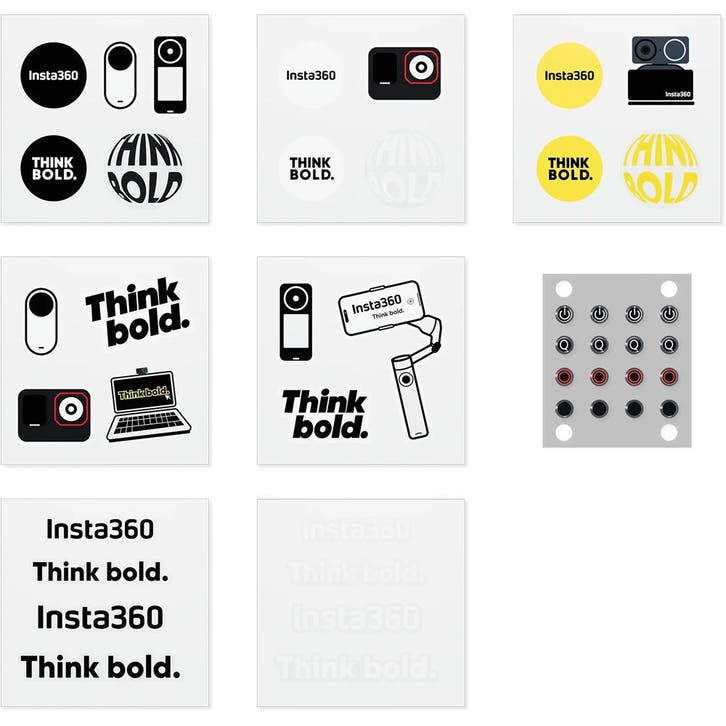 Insta360 Button Sticker Set, Audio, Tv en Foto, Actiecamera's, Nieuw, Overige merken, Ophalen of Verzenden