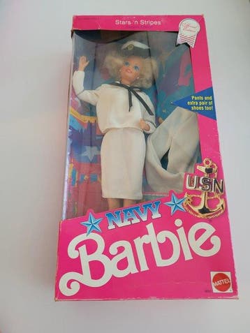 Mattel - Barbiepop Vintage Stars ’n Stripes Navy Barbie