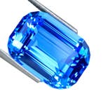 Blauw Topaas - 14.66 ct - International Gemological, Nieuw