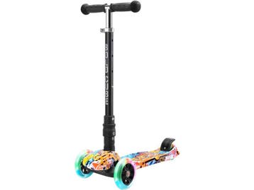 BOLDCUBE Big driewielstep - Kinderstep - Vouwbaar - Graffiti, Verzenden, Nieuw