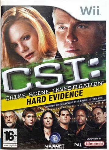 CSI Hard Evidence (wii used game), Ophalen of Verzenden, Zo goed als nieuw