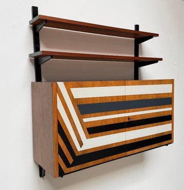 Stellingkast - Hout, Metaal