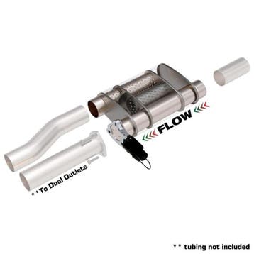 QTP 3in Weld-On 304SS Screamer Muffler w/Bolt-On QTEC, Ophalen of Verzenden, Nieuw