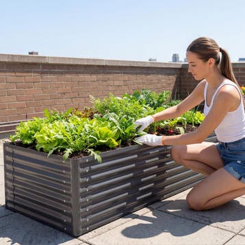 Verhoogde plantenbak Blomma verzinkt, verschillende maten, Verzenden, Nieuw