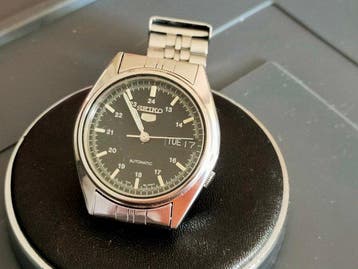 Seiko - 5 Vintage Railway Dial, Automatic Watch - Zonder