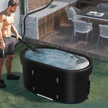 Opvouwbaar ijsbad XL ovaal cold plunge met deksel, Verzenden, Nieuw