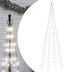 Vlaggenmast Kerstboom 3m Koud Wit | Laatste Stuk!, Diversen, Kerst, Ophalen of Verzenden, Nieuw