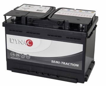 Dynac Semi-tractie accu 12 volt 75 ah Type 95602 SMF, Ophalen of Verzenden, Nieuw