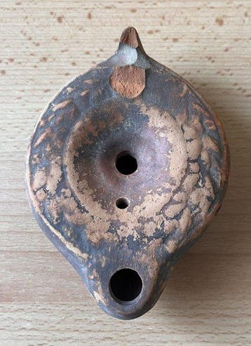 Oud-Romeins, Keizerrijk Terracotta olielamp (Zonder