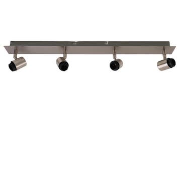 Aluminium plafondfitting zilver, Rika, Huis en Inrichting, Ophalen of Verzenden, Nieuw, Metaal, Basis