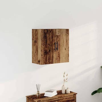 vidaXL Wandkast 60 x 31,5 x 60 cm Bewerkt hout Oud Hout, Huis en Inrichting, Kasten | Overige, Verzenden, Nieuw