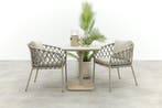Sara/Emma bistroset (3-dlg) - Latte, Tuin en Terras, Tuinsets en Loungesets, Verzenden, Nieuw, Overige materialen, Tuinset