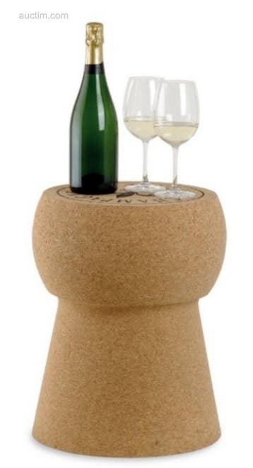 4x Champagne cork chair, Nieuw
