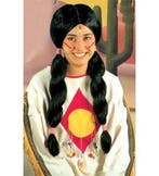 Indianenpruik dikke vlechten, Verzenden, Nieuw