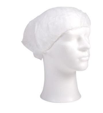 Comfort haarnet non woven vlak 53 cm wit - 10 x 100 stuks, Verzenden
