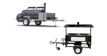 Goedkoop een Barbecue aanhanger huren vanaf €121,- per dag, Nieuw