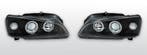 Koplampen Angel Eyes | Peugeot 106 1996-2003 | zwart, Auto-onderdelen, Verlichting, Verzenden, Nieuw, Peugeot