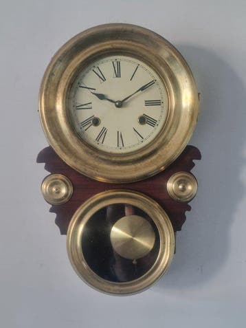 Regulateur wandklok - E.imgraham & co - Antiek Hout, Glas,