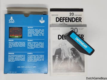 Atari 2600 - Game Program - 20 Defender - Blue, Verzenden, Gebruikt