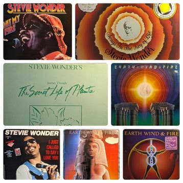 Earth, Wind & Fire, Stevie Wonder - 6 x LPs + 1 x 12, Cd's en Dvd's, Nieuw in verpakking
