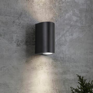 Big Noa Up en Down Muurlamp Zwart Buitenverlichting, Verzenden, Nieuw