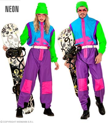Neon Snowboarder Trainingspak | Apres Skipak Neon - L, Verzenden, Nieuw