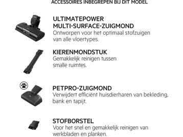 AEG AS52AB18BN - Steelstofzuiger - Draadloos - PETPRO, Verzenden, Zo goed als nieuw