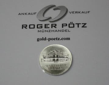 Ddr 10 Mark 1985 Semperoper Dresden zilver, Verzenden