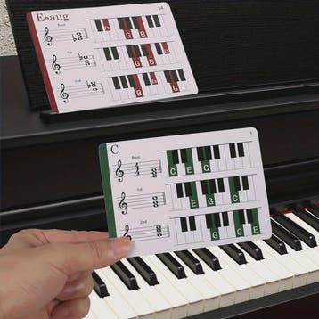 Piano Akkoorden Flashcards - Leer Muziek & Akkoorden Snel en, Muziek en Instrumenten, Verzenden, Nieuw