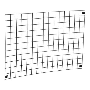 [en.casa] Wandrek Sæby industrieel metaal 75x55 cm zwart, Verzenden, Nieuw