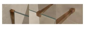 Wiesbaden Slim profielset met stabilisatiestang 120 cm, Ophalen of Verzenden, Nieuw, Chroom, Bad