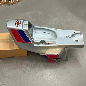 Ducati Pantah 500 SL Seat - Cowling blue silver - 066185450, Ophalen of Verzenden, Gebruikt