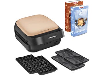 Tefal -   Snack Collection Tosti-en Wafelapparaat Abrikoos, Verzenden, Nieuw
