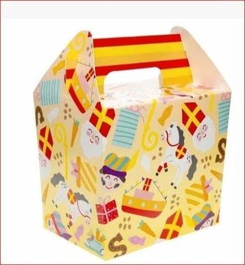 Sinterklaas tractatie  surprise box doosjes gift doosjes, Nieuw