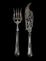 Minerva hallmark - Bestekset (2) - Zilver - Visserveringsset