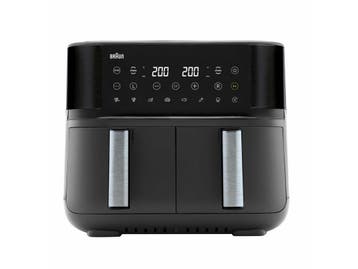 Braun TwinCook 3 TD3030 - Dubbele Airfryer - 8L 2x4L, Witgoed en Apparatuur, Airfryers, Verzenden, Zo goed als nieuw