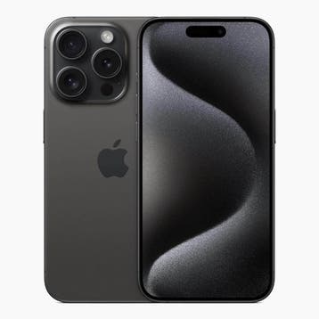 Refurbished iPhone 15 Pro Max 256 GB Titanium, 256 GB, IPhone 15, Verzenden, Zwart