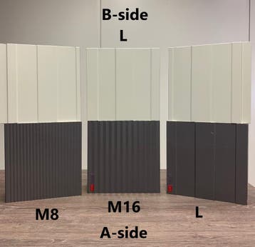SAB Wandpaneel ,gevelplaat,veel kleuren,scherpe prijs, Verzenden, Nieuw