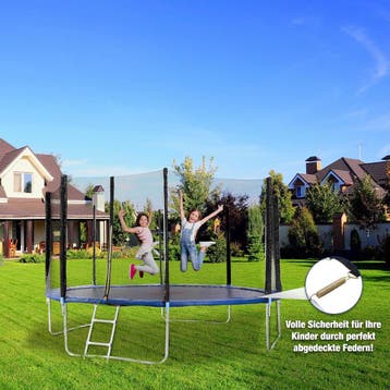 Veiligheidsnet Trampoline - Randafdekking 244 cm - Trampolin, Verzenden, Zo goed als nieuw
