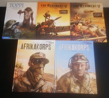 Thème Guerre - 5x C - EO/Ré - 5 Album - 2010/2021, Boeken, Nieuw