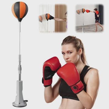 Verstelbare Bokszak op Standaard (138-160cm) - Ideaal voor B, Sport en Fitness, Verzenden, Nieuw