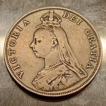 Verenigd Koninkrijk. Victoria. 2 Florin 1890 (Zonder