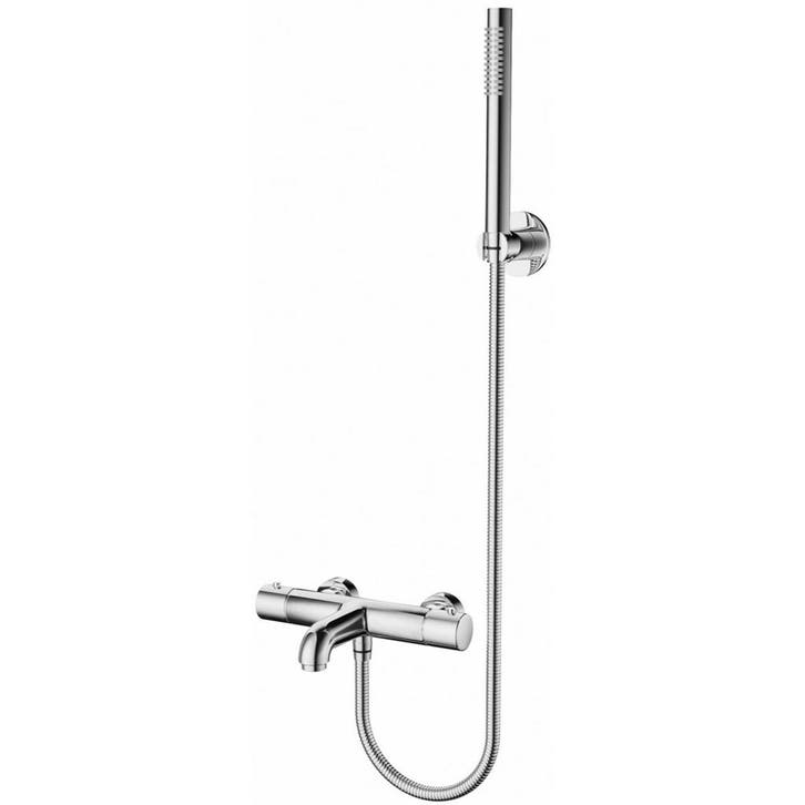 Thermostatische Bad/Douchekraan met Staafhanddouche en, Doe-het-zelf en Verbouw, Sanitair, Nieuw, Ophalen of Verzenden
