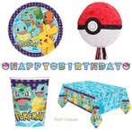 Pokemon Versiering - Ballonnen Slingers Bekers Borden & meer, Hobby en Vrije tijd, Feestartikelen, Ophalen of Verzenden, Nieuw