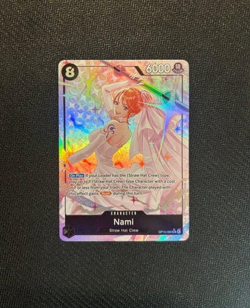 Bandai - 1 Card - One Piece - Nami Op15-086 Promo card,, Nieuw