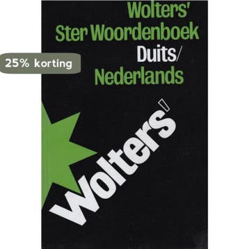 STERWRDBOEK DUITS-NEDERLANDS - GRONINGEN WOLTERS, Verzenden, Gelezen, GRONINGEN WOLTERS