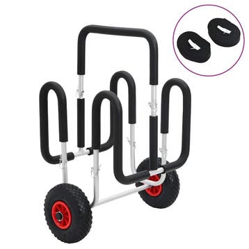 vidaXL SUP trolley voor surfplank 45 kg aluminium, Verzenden, Nieuw