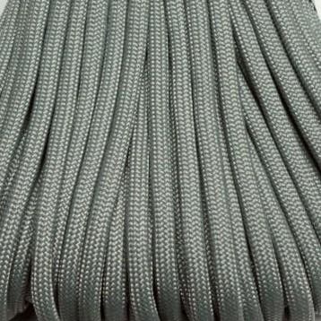 Rol 100 meter - Grey Paracord 550 - #35, Ophalen of Verzenden, Nieuw, Draad