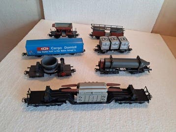 Märklin H0 - Modeltrein goederenwagon (7), Nieuw