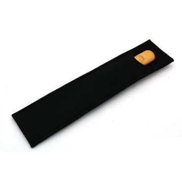 Robert Herder Windmühlenmesser Messer-Etui van Zwart Woll.., Ophalen of Verzenden, Nieuw, Overige materialen, Los bestek